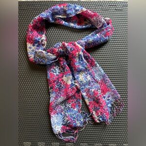Floral Multicolor Lightweight Scarf
